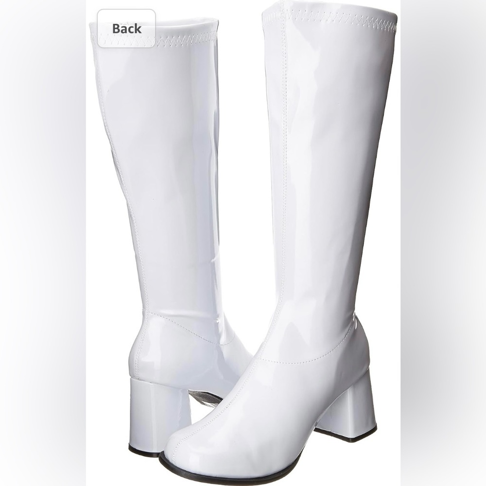 White Gogo Boots